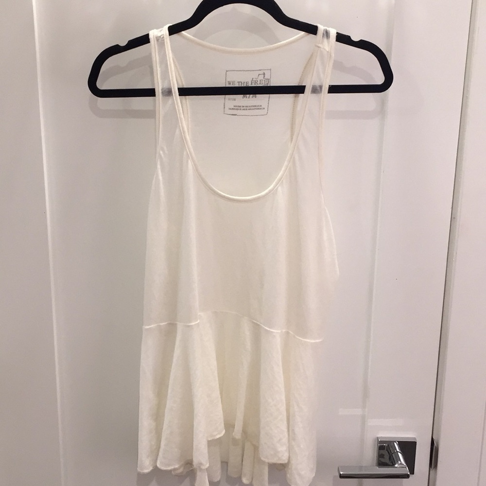 Free People White Tank